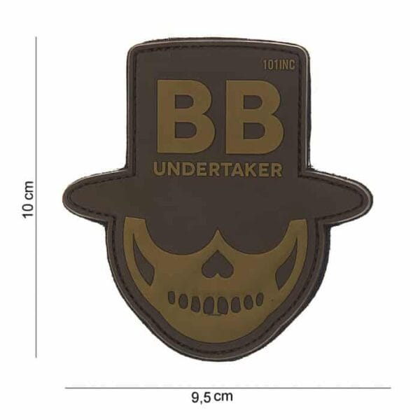 PATCH 3D PVC VELCRO - BB UNDERTAKER