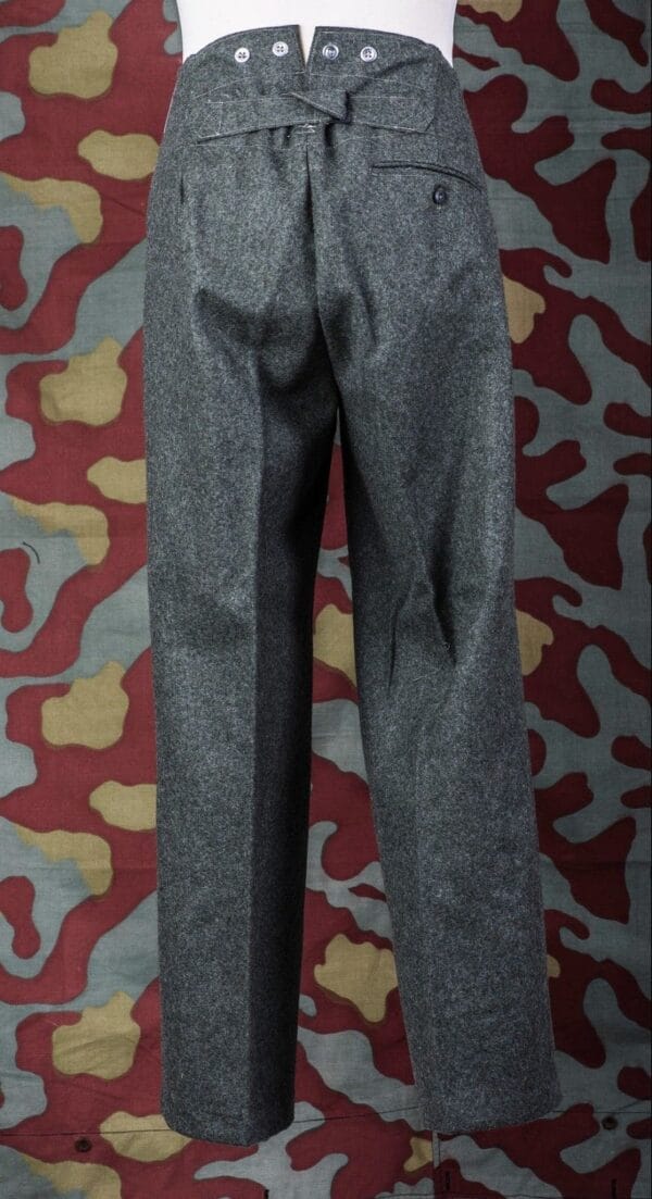 Pantalon Uniforme Allemand Feldgrau M40 WW2 German Wool Fied Gris rousers Pants 1