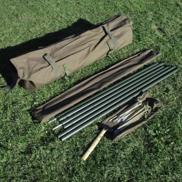 Tente Militaire Américaine "SMALL WALL" 2.70M x 2.70M - Reproduction WW2 Premium - Militaria – Image 3