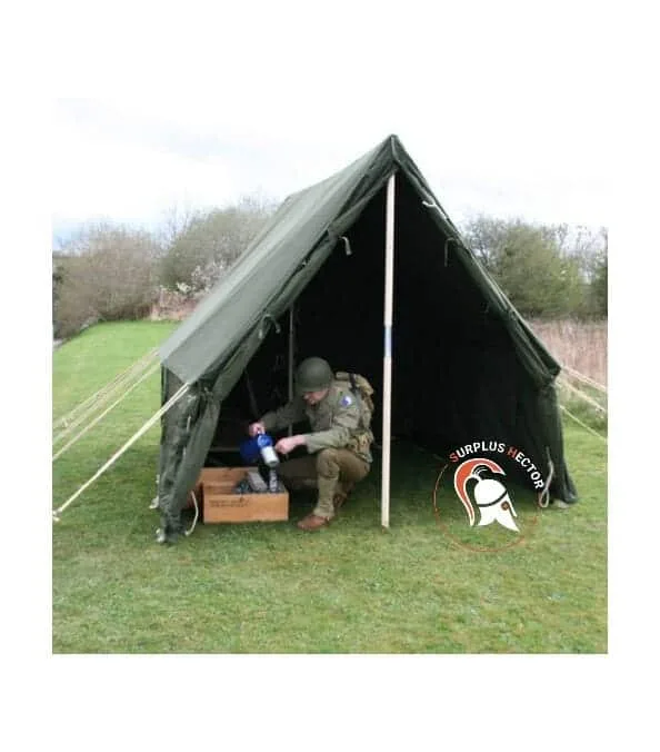 Tente Militaire Américaine "SMALL WALL" 2.70M x 2.70M - Reproduction WW2 Premium - Militaria – Image 10