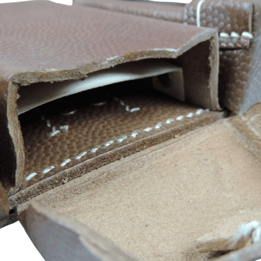 Cartouchière / Porte Chargeur Mauser 98K Marron - Militaria WW2 3 cartouchiere-98k-allemande-brown-ww2