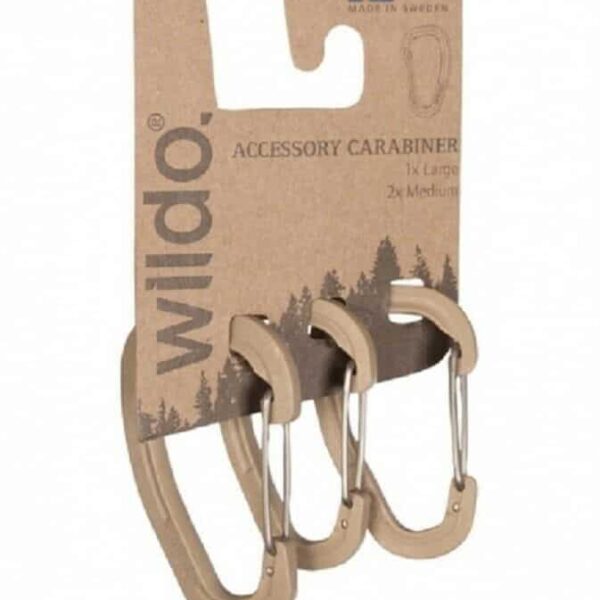 SET DE TROIS MOUSQUETONS WILDO COYOTE