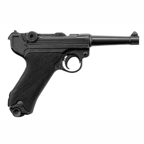 Pistolet Luger P08 Parabellum Crosse Métal 25.5cm – Denix 8 Pistolet Luger P08 Parabellum Crosse Métal 25.5cm – Denix – Image 8