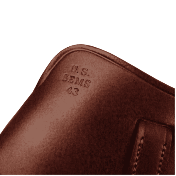 holster-etui-colt-épaule-m3-us-cuir-cognac