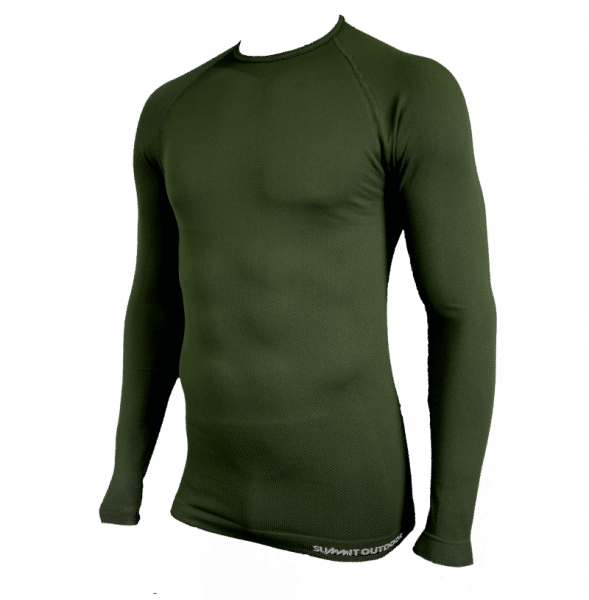 TEE-SHIRT TECHNICAL LINE "TEMPERE" COL ROND KAKI - SUMMIT OUTDOOR - L
