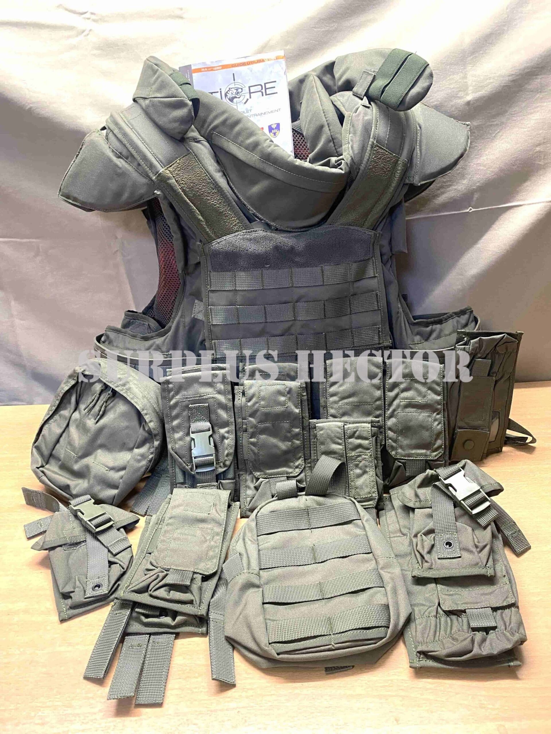 Gilet TIGRE T.M Complet Armée de Terre - Vert Otan - Instruction 5 Gilet TIGRE T.M Complet Armée de Terre - Vert Otan - Instruction – Image 5