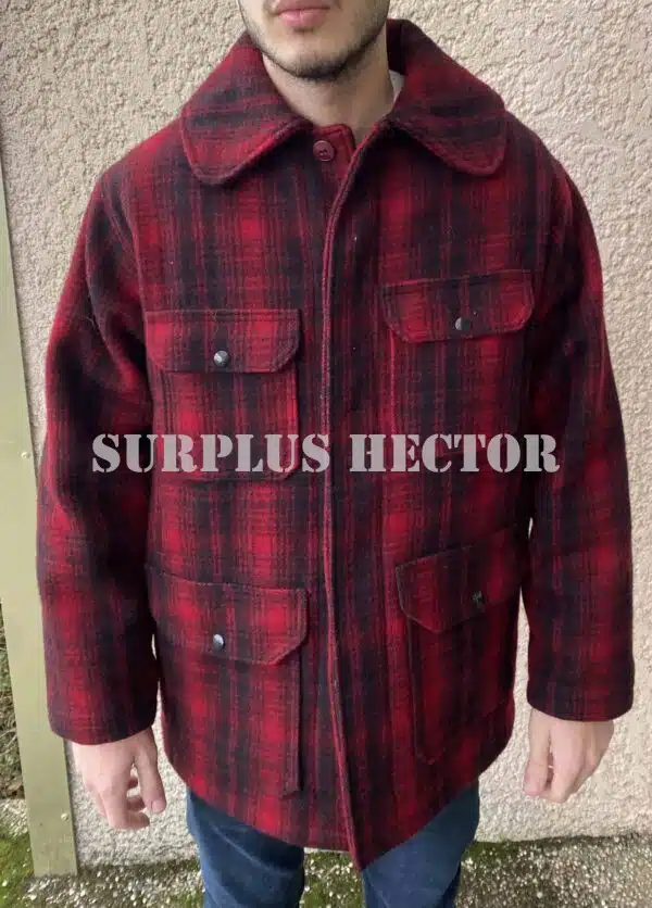 manteau-woolrich-mackinaw-buffalo-laine-taille-40