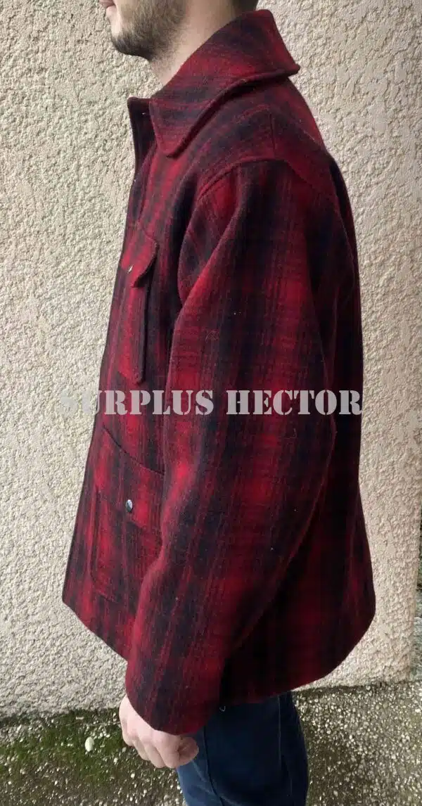 manteau-woolrich-mackinaw-buffalo-laine-taille-40