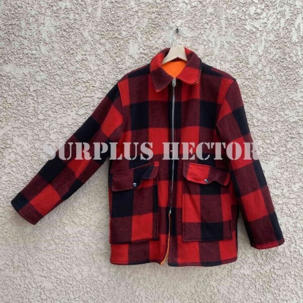 veste-de-chasse-woolrich-réversible-taille-40