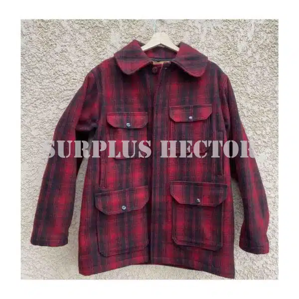 manteau-woolrich-mackinaw-buffalo-laine-taille-40