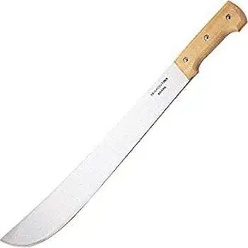 Machette Tramontina Longue Lame 56cm - Acier Carbone et Bois