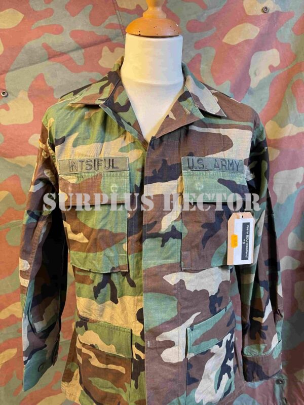 Veste BDU Woodland US ARMY T. Small Regular