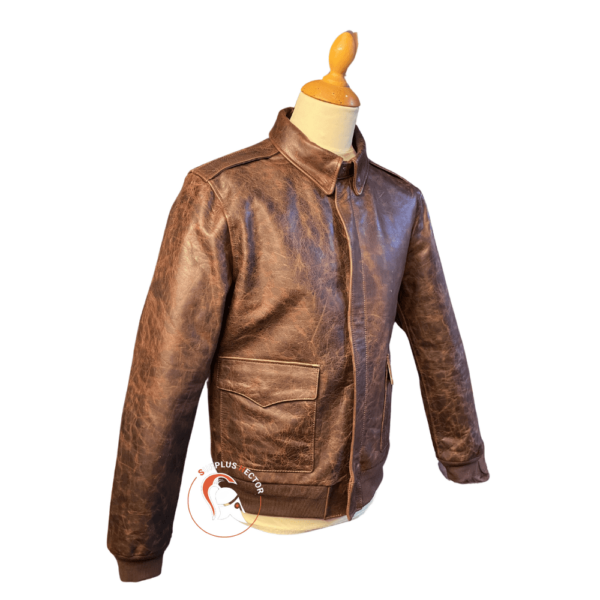 blouson-a2-russet-brown-horsehide-usaf-cuir