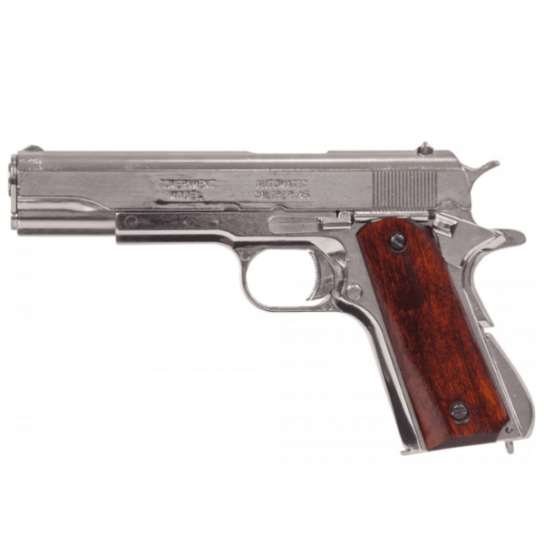 PISTOLET 45 1911 USA CHROME 3 1