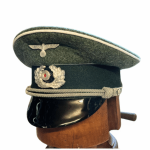 Casquette-Officier Wehrmacht-Schirmmütze-feldgrau