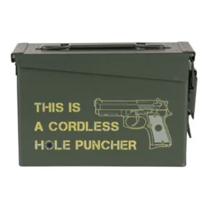 Boîte à munitions Cal. 30mm - Design Militaire - Hole Puncher