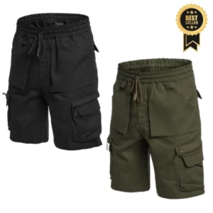 short tactique urban explorer vert noir