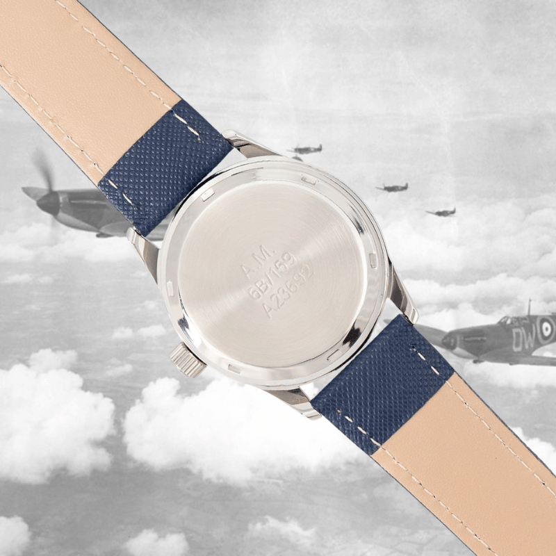 Montre Aviateur “The Airman” – RAF Service Watch (Bracelet Bleu) - Ailager® 7 Montre-Aviateur The-Airma – RAF-Service Watch-(Bracelet Bleu)