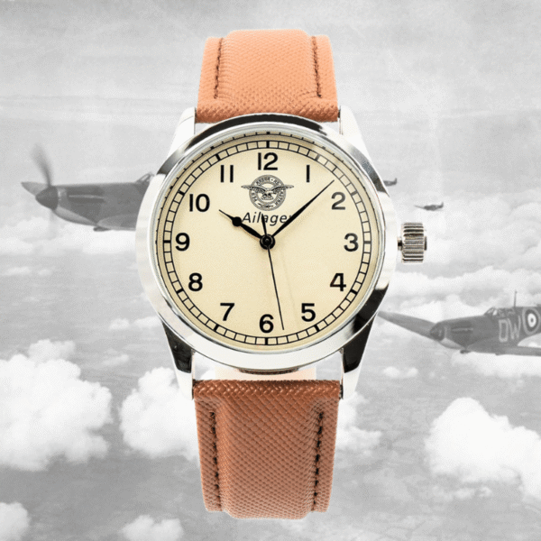 Montre-Aviateur The-Airma – RAF-Service Watch-(Bracelet brown)