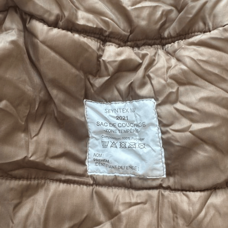 Sac de couchage SEYNTEX – Contrat Armée – ZONE TEMPERE 4 sac-de-couchage-seyntex-armee-francaise-zone-tempere