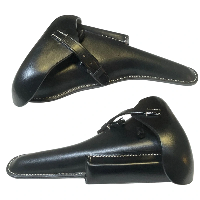 Holster Kriegsmarine P08 Cuir Noir 3 Holster Kriegsmarine P08 Cuir Noir – Image 3