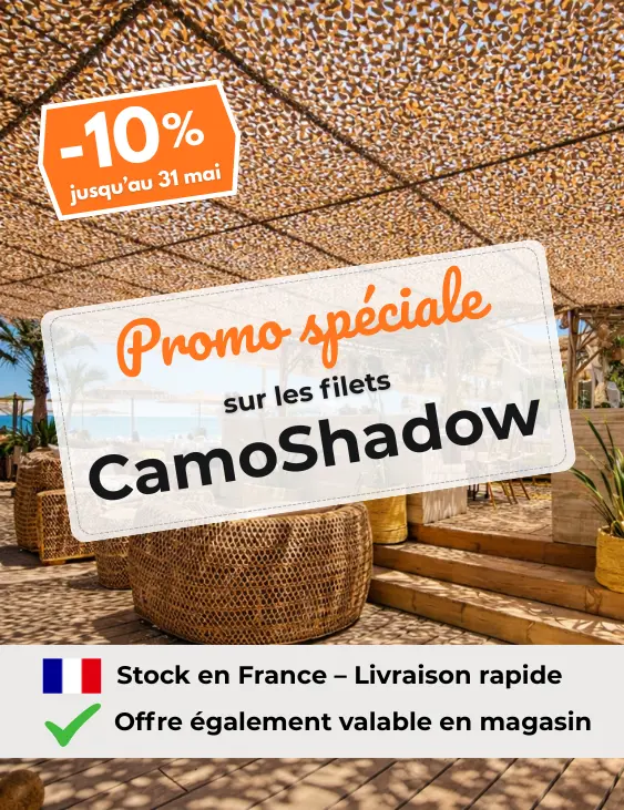 filet de camouflage ombrage en promo